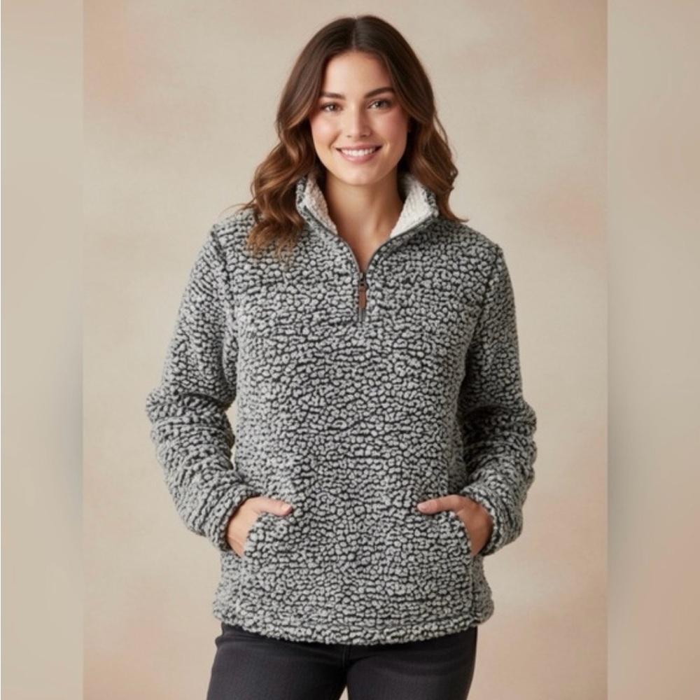 Thread & Supply Fleece Quarter Zip Pullover